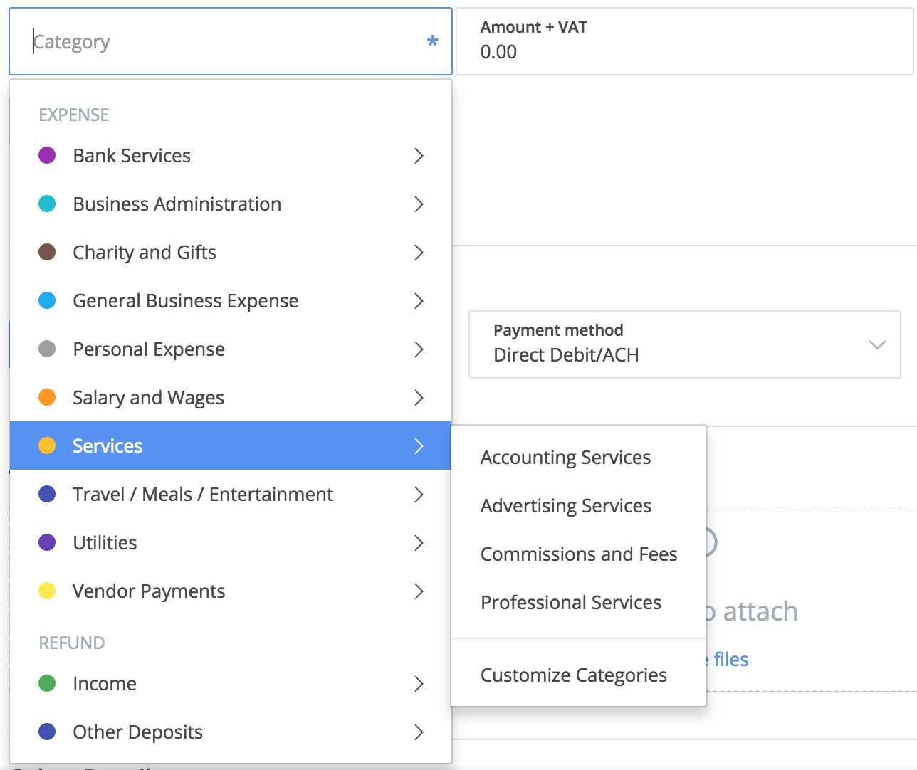 Chart Of Accounts Expense Categories